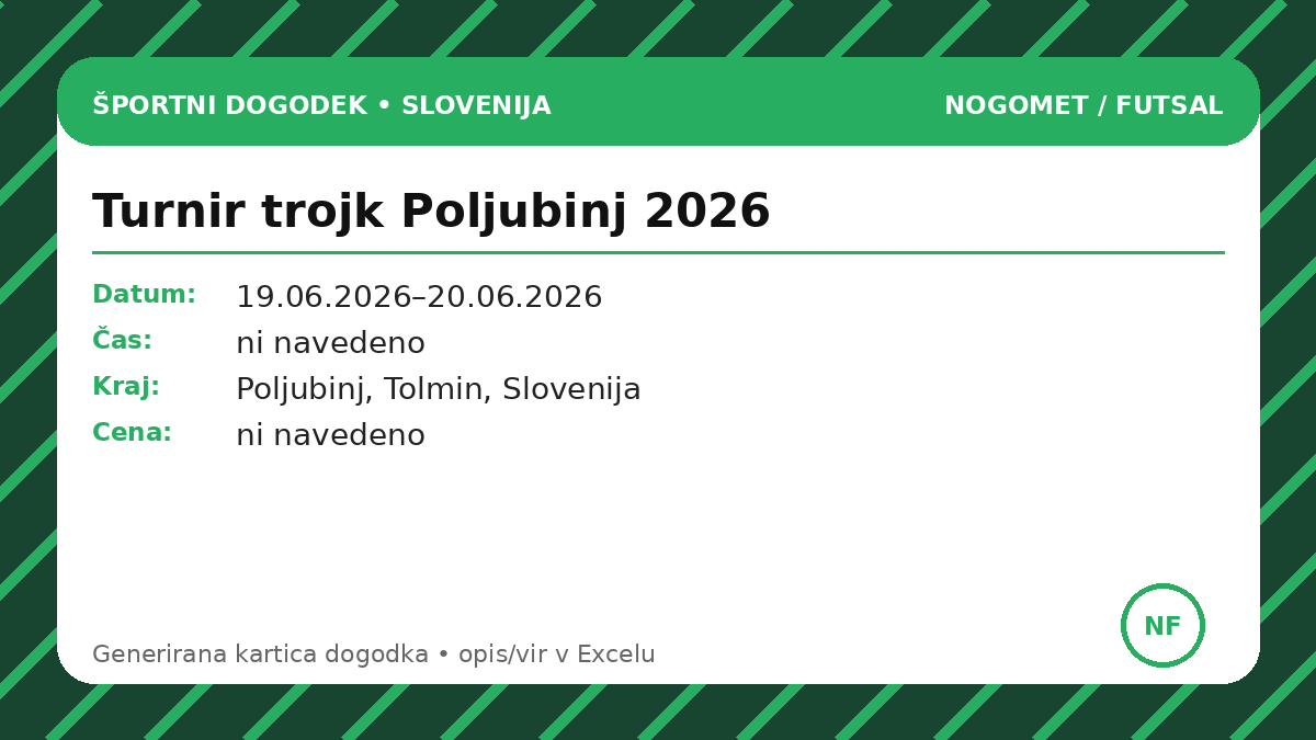 Турнир троек Полюбинь 2026