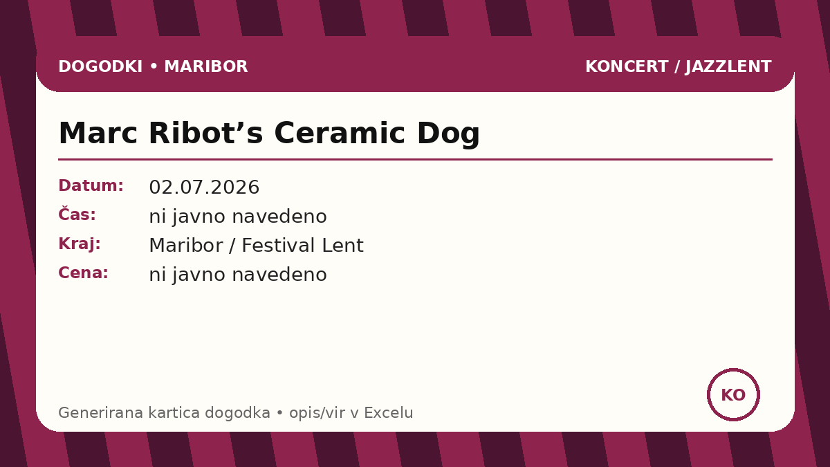 Marc Ribot’s Ceramic Dog