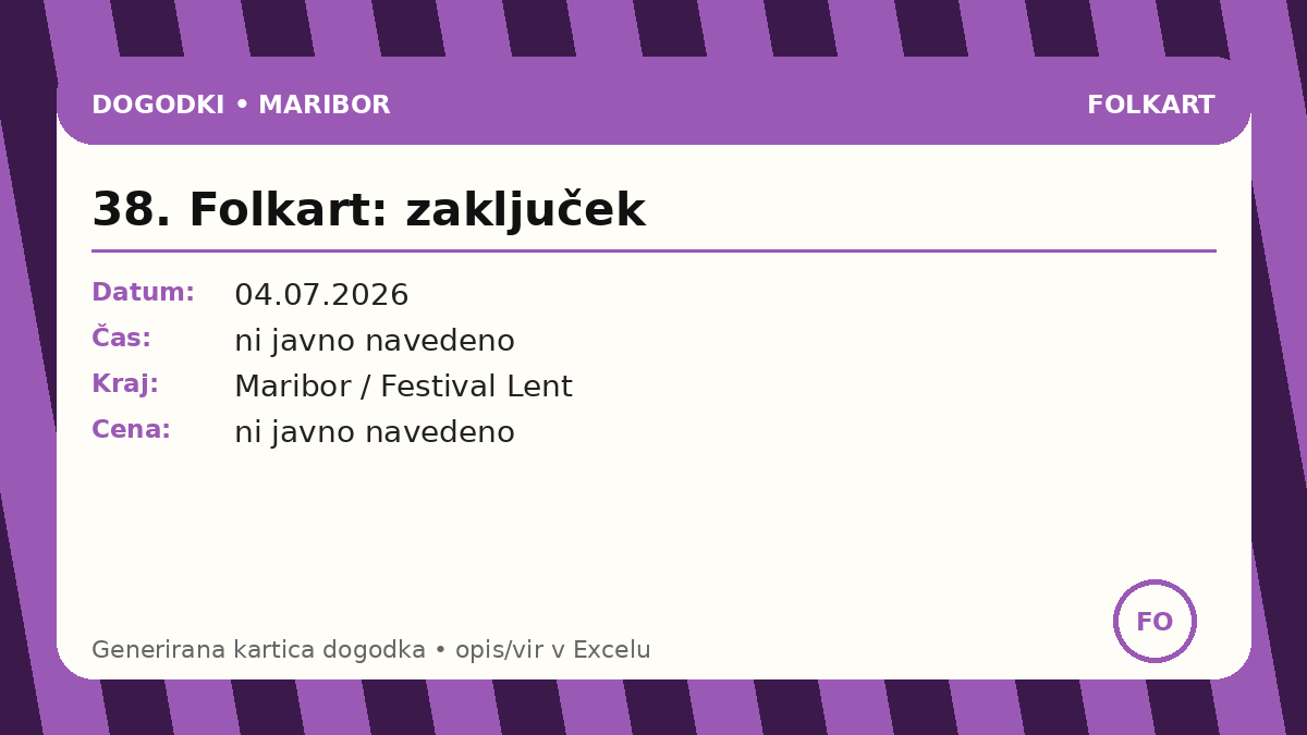 38. Фолкарт: завершение