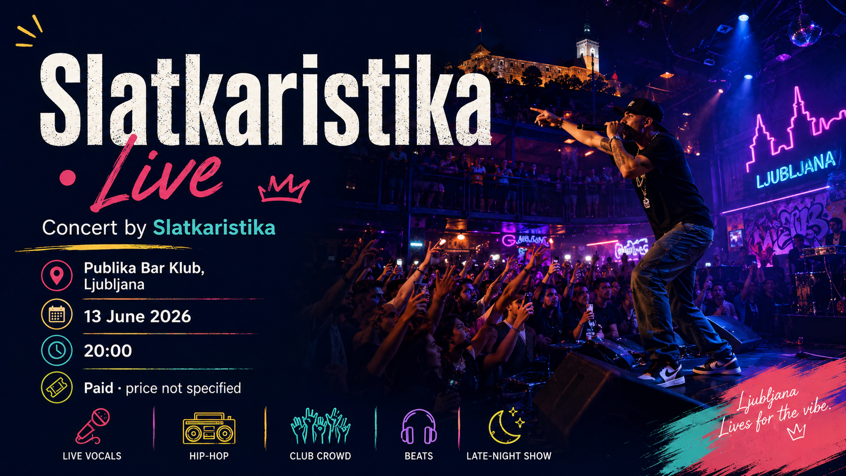 Slatkaristika • Вживую