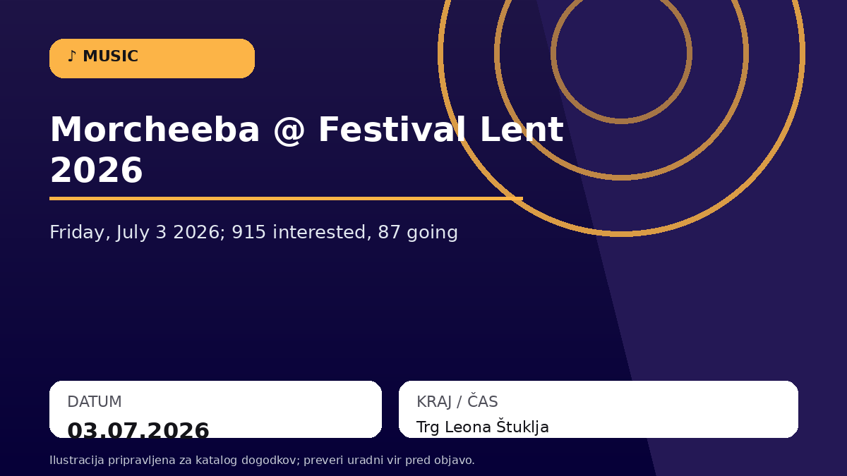 Morcheeba на фестивале Lent 2026