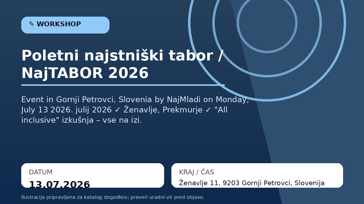 Летний подростковый лагерь / NajTABOR 2026