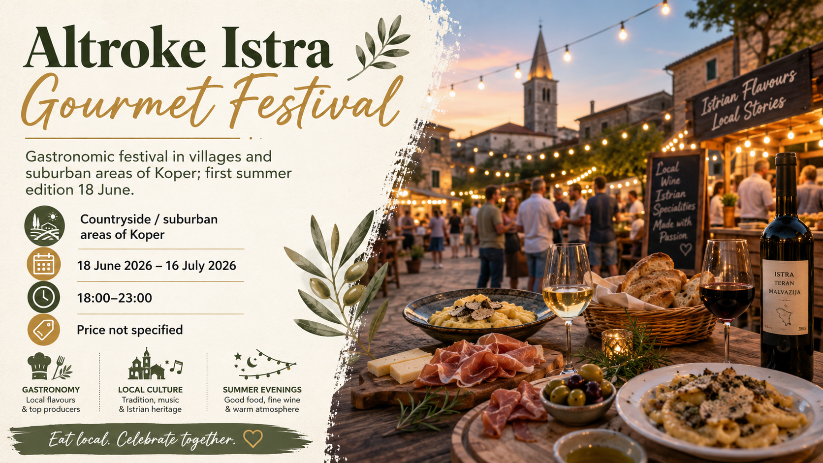 Гастрономический фестиваль Altroke Istra