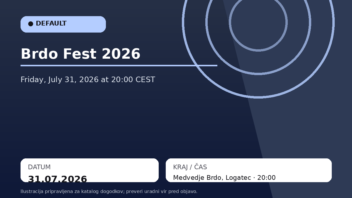 Brdo Fest 2026